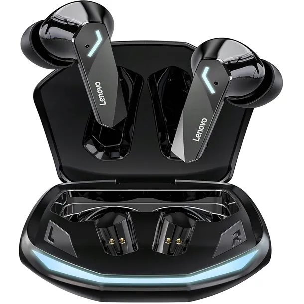 SŁUCHAWKI BEZPRZEWODOWE LENOVO GM2 PRO WODOODPORNE GAMINGOWE + POWERBANK