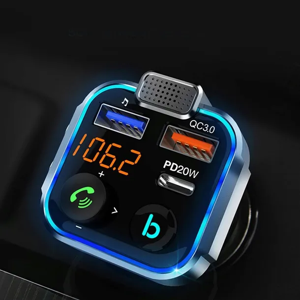 transmiter-fm-bluetooth-szybka-ladowarka-qc-usb-pd-stan-opakowania-oryginalne