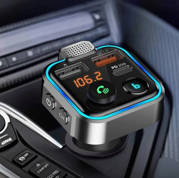 transmiter-fm-bluetooth-szybka-ladowarka-qc-usb-pd-zrodlo-sygnalu-bluetooth-karta-pamieci-usb