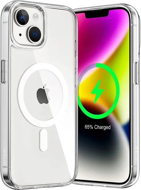 ETUI MAGNETYCZNE DO IPHONE 13 / 14 CLEAR CASE +SZKŁO