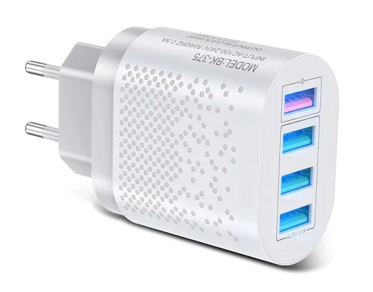 QUICK CHARGE 3.0 ŁADOWARKA SIECIOWA 4x USB 48W