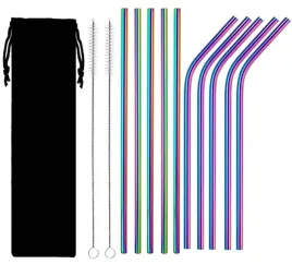 10x-slomki-rurki-metalowe-teczowe-eko-wielorazowe