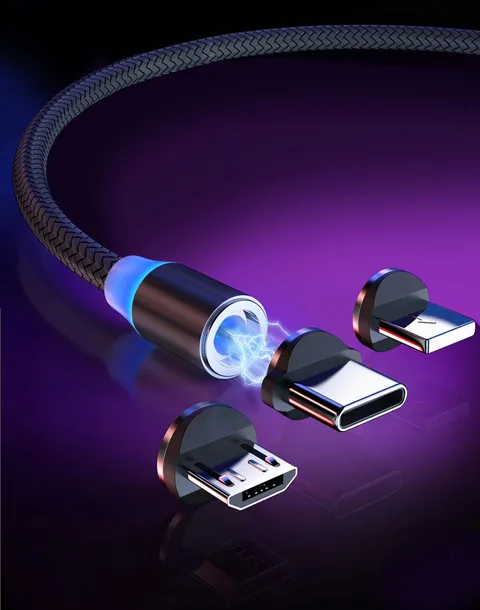 kabel-150cm-magnetyczny-do-iphone-micro-usb-typ-c-koanni-stan-nowy