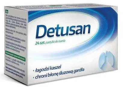 Detusan, łagodzi kaszel, chroni błonę śluzową gardła