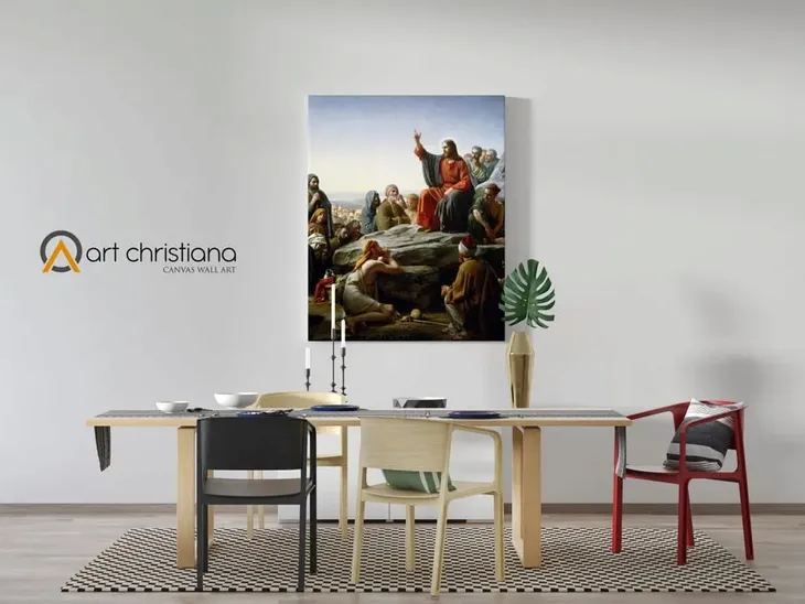 nauczanie-na-gorze-obraz-na-plotnie-canvas-format-40x60-cm