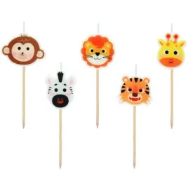 swieczki-pikery-zwierzeta-safari-mix-godan-7-cm-5-szt