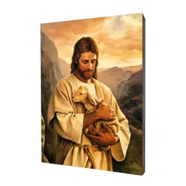obraz-religijny-na-desce-lipowej-jezus-dobry-pasterz-format-30x40-cm
