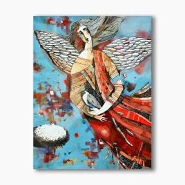 aniol-z-golabkiem-abstrakcyjny-obraz-na-plexi-format-50x70-cm