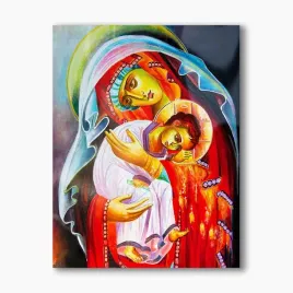 matka-boza-z-dzieciatkiem-abstrakcyjny-obraz-plexi-format-50x70-cm