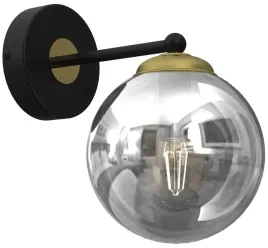 lampa-scienna-reflex-mlp8412-kula-przydymiona-zlota