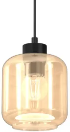 lampa-wiszaca-szklana-sombra-mlp8370-bursztynowa-czarna