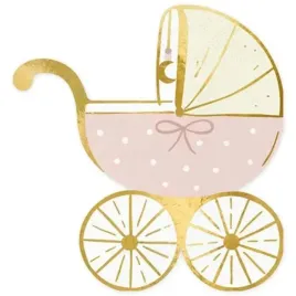 serwetki-baby-shower-girl-wozek-dzieciecy-rozowo-zloty-partydeco