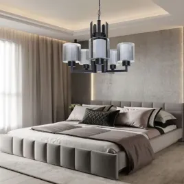 szara-lampa-sufitowa-wiszaca-do-sypialni-korytarzowa-szklana