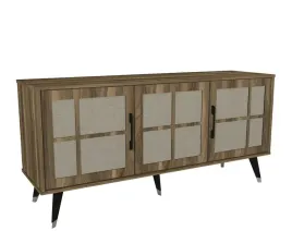 komoda-szafka-nocka-3-drzwiowy-kredens-drewno-orzechowe
