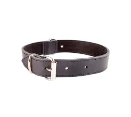 dingo-obroza-skorzana-soft-25-60cm-czarna