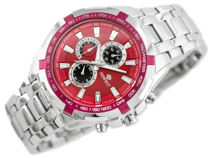 zegarek-meski-perfect-milton-silver-red-stan-nowy