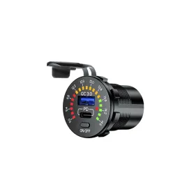 biketec-pro-gniazdo-motocyklowe-usb-3-0-qc-usb-c-usb-a-z-woltomierzem-el