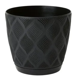 doniczka-flow-petit-eco-recycled-z-podstawka-19-gleboka-czern