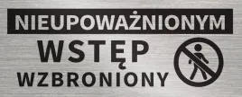 tabliczka-nieupowaznionym-wstep-wzbroniony-20x8-cm