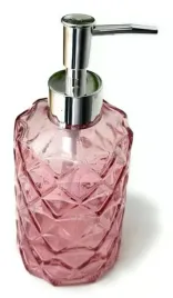 dozownik-na-mydlo-szklany-geometryczny-pomaranczowy-330-ml