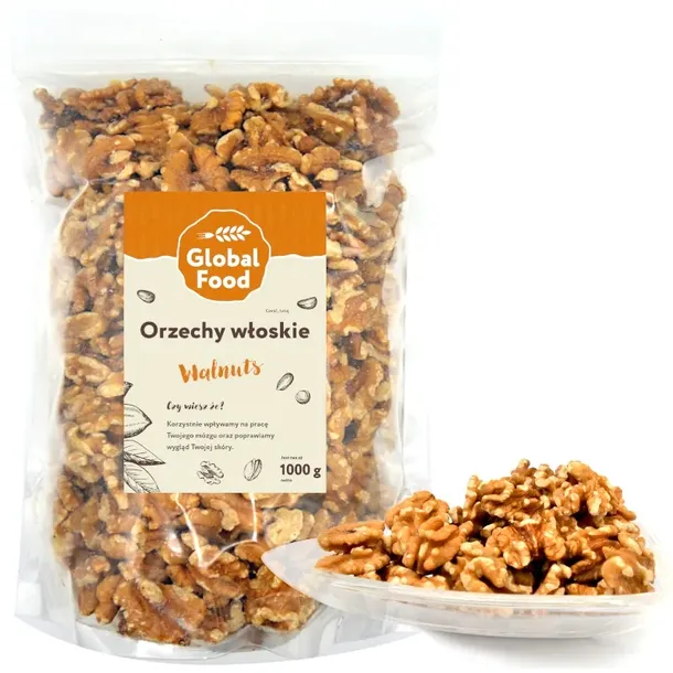 ORZECHY WŁOSKIE ŁUSKANE 1kg (1000g) NATURALNE