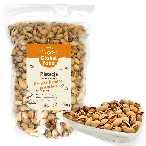 PISTACJE PRAŻONE SOLONE PREMIUM 1kg (1000g)