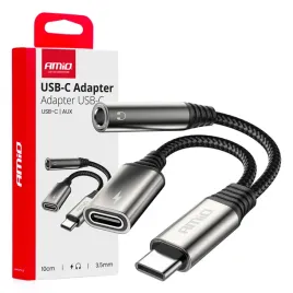 adapter-rozgaleznik-usb-c-na-usb-c-mini-jack-3-5mm-10cm-amio-04295