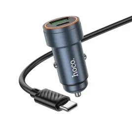 ladowarka-samochodowa-hoco-usb-a-usb-c-qc3-0-pd-30w-kabel-usb-c-do-usb