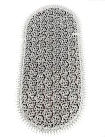 bieznik-z-gipiury-30x160-na-stol-owalny-bialy