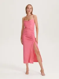 rozowa-sukienka-midi-ze-sciagaczem-reserved-xl