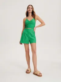 zielone-azurowe-spodenki-reserved-xs