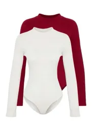 2-pack-body-z-dzianiny-bez-i-bordo-trendyol-xl