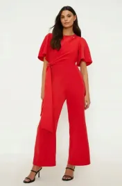 czerwony-kombinezon-z-wiazaniem-po-boku-oasis-xs