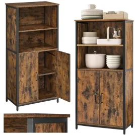 witryna-stojaca-songmics-odcienie-brazu-35-x-60-x-125-cm