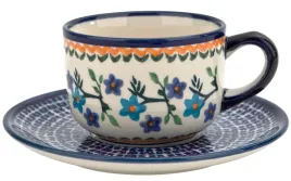 filizanka-220-ml-ze-spodkiem-boleslawiec-dekor-1154a