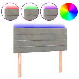 zaglowek-led-aksamit-jasnoszary-100x5x78-88-cm