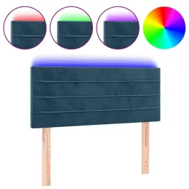 zaglowek-led-aksamitny-ciemnoniebieski-90x5x78-88cm