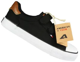 tenisowki-dzieciece-american-club-czarne-clh-81bl