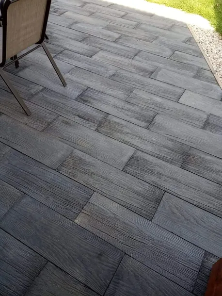 decha-antic-75x25-plyta-betonowa-105-m2-imitacja-drewna-postarzane-drewno-stan-nowy-waga-z-opakowaniem-960-kg