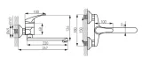 bateria-zlewozmywakowa-scienna-ferro-basic-bbc5-stan-nowy