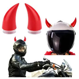 2x-rogi-na-kask-motocyklowy-czerwone