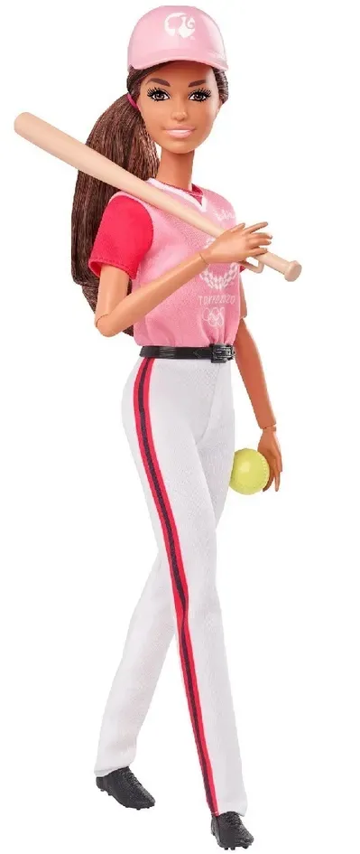 barbie-lalka-olimpijka-baseball-stan-nowy