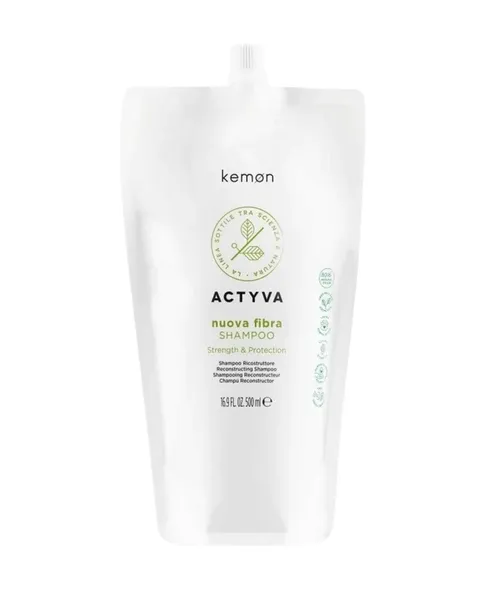 Kemon Actyva Nuova Fibra Szampon Odbudowa do Włosów Uzupełnienie 500 ml