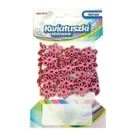 kwiatuszki-skorzane-lancuszek-100cm-ksl2-rozowy-brewis
