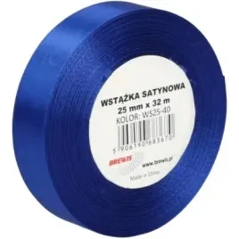 wstazka-satynowa-25mm-x-32m-ws25-40-brewis-granatowa-5906190683670