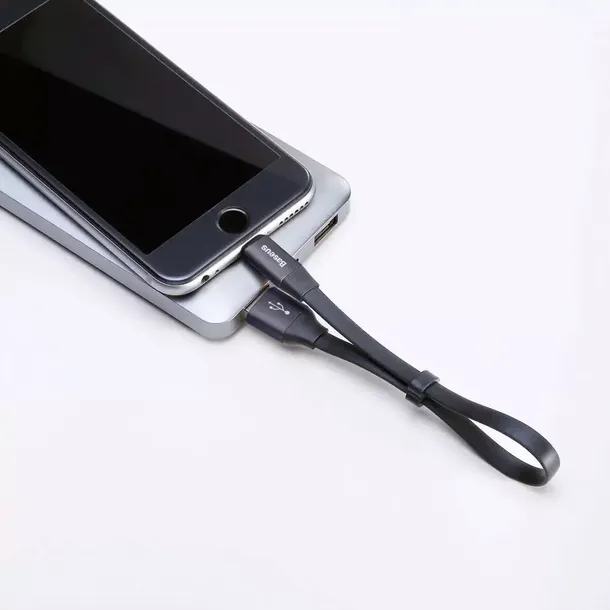 baseus-nimble-lightning-cable-23cm-grey-waga-z-opakowaniem-0-3-kg