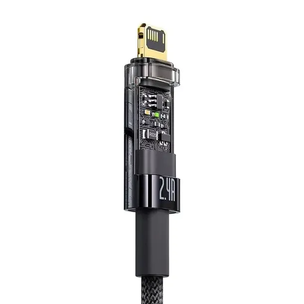 kabel-usb-do-lightning-baseus-explorer-2-4a-1m-czarny-waga-z-opakowaniem-0-3-kg-stan-nowy