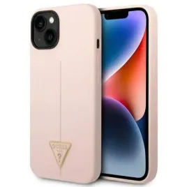 guess-silicone-triangle-logo-etui-iphone-14-plus-rozowy