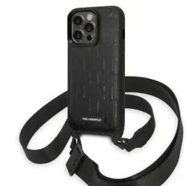karl-lagerfeld-monogram-plaque-logo-strap-etui-iphone-14-pro-czarny