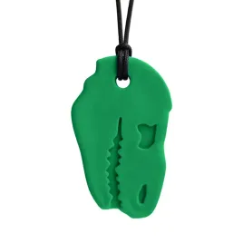 gryzak-terapeutyczny-wisiorek-dino-bite-ciemno-zielony-xxt